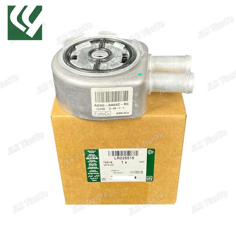 For Land Rover Evoque 2012 - 2017 Freelander 2 2013 - 2015 2.0L Petrol Oil Cooler LR025515 Discovery Sport 2015 - 2017 Parts
For Land Rover Evoque 2012 - 2017 Freelander 2 2013 - 2015 2.0L Petrol Oil Cooler LR025515 Discovery Sport 2015 - 2017 Parts