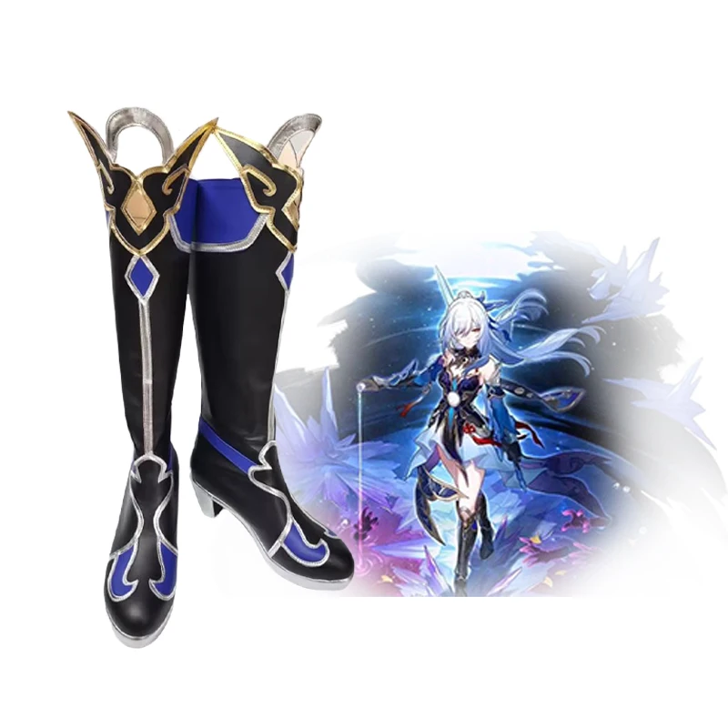 Game Honkai Impct 3rd Star Rail Jingliu Cosplay Shoes Boots Unisex Role Play Halloween Party High Heels Shoes
Game Honkai Impct 3rd Star Rail Jingliu Cosplay Shoes Boots Unisex Role Play Halloween Party High Heels Shoes