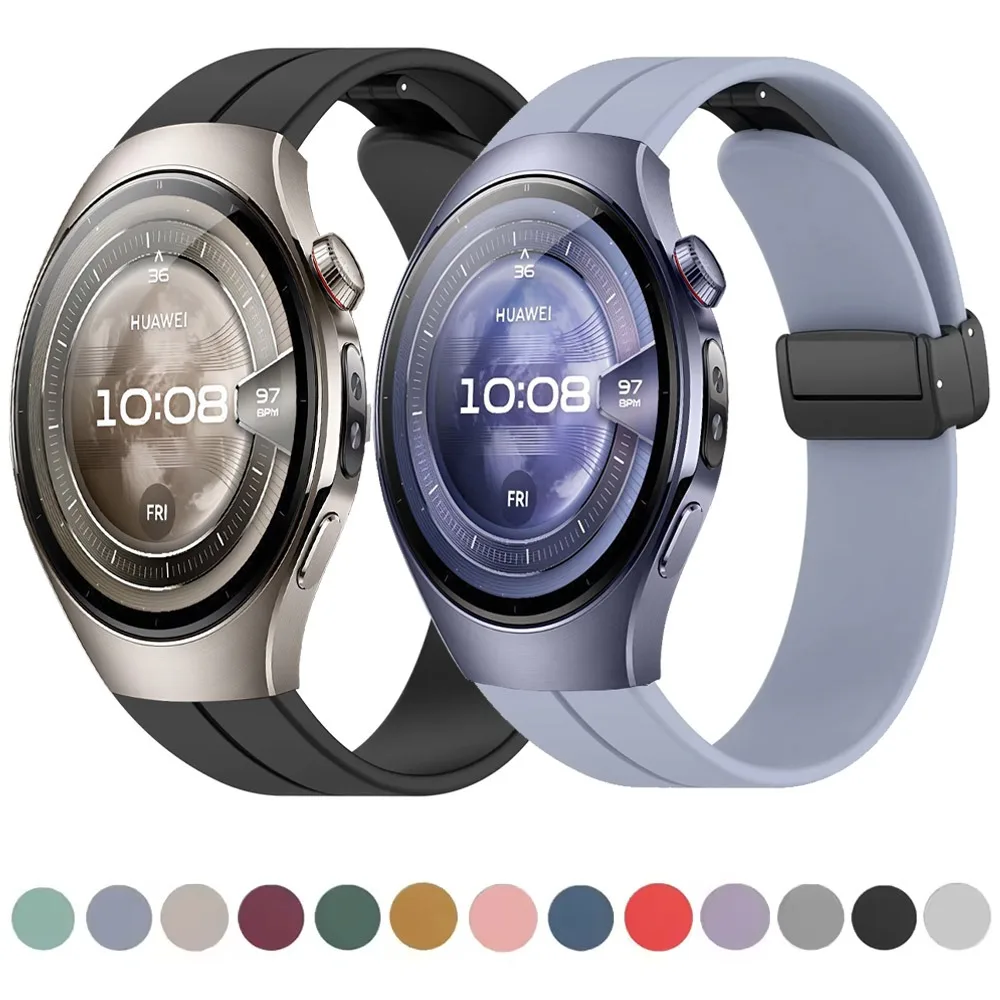 20/22mm silicone Magnetic buckle Strap for Huawei Watch 5 46mm Wristband for Huawei Watch GT5/GT4 Pro 46mm Garmin vivoactive 6-5
20/22mm silicone Magnetic buckle Strap for Huawei Watch 5 46mm Wristband for Huawei Watch GT5/GT4 Pro 46mm Garmin vivoactive 6-5