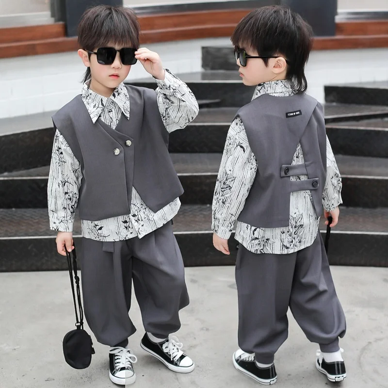 Boys 2025 Top + Pants Two-piece Set of Spring and Autumn New Products Children Children's Top and Bottom Clothes Set KidsOutfits
Boys 2025 Top + Pants Two-piece Set of Spring and Autumn New Products Children Children's Top and Bottom Clothes Set KidsOutfits