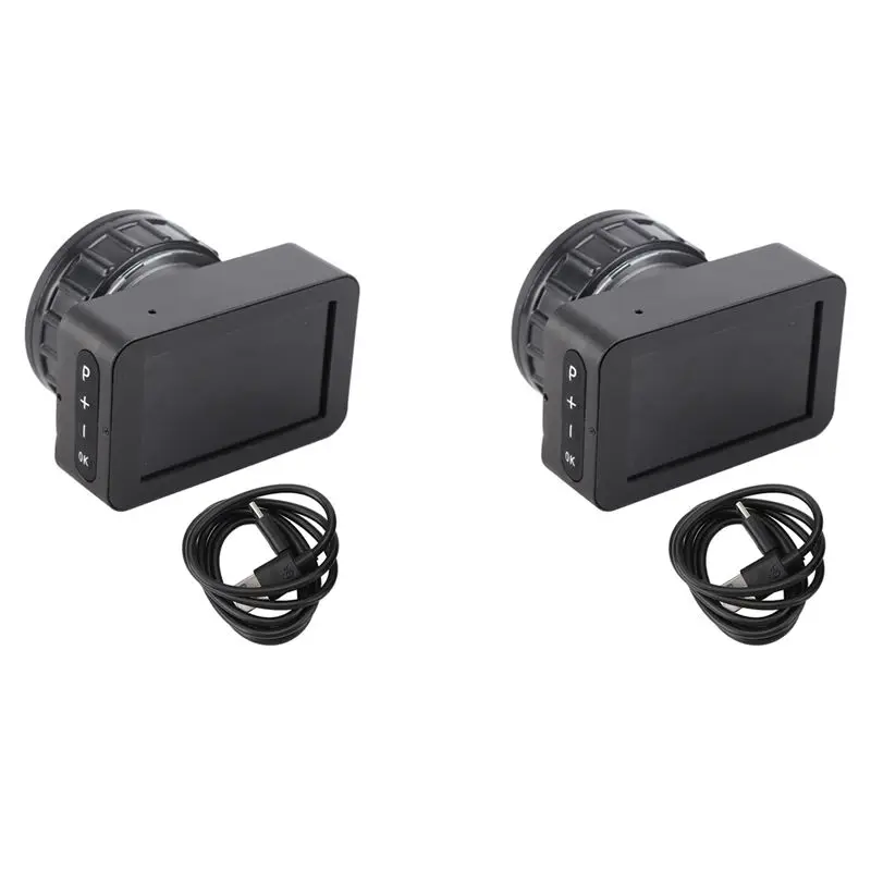 2X Electronic Eyepiece 4K HD With 3 Inch Color Display Screen Astronomical Telescope Electronic Eyepiece For 22Mm‑46Mm
2X Electronic Eyepiece 4K HD With 3 Inch Color Display Screen Astronomical Telescope Electronic Eyepiece For 22Mm‑46Mm