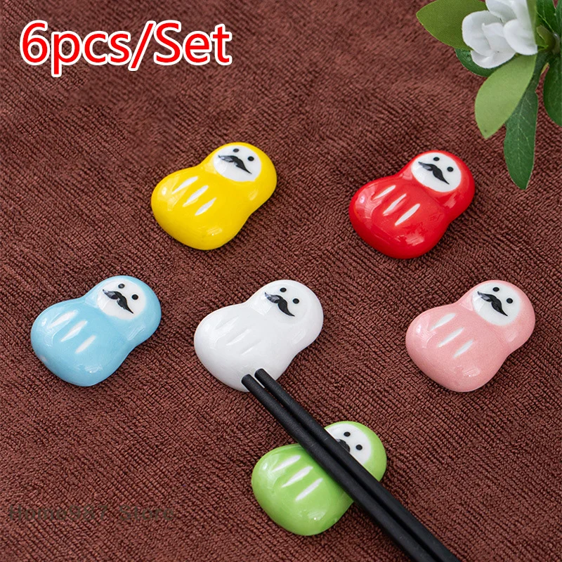 1/6 Pcs Cute Ceramic Cartoon Dharma Rabbit Chopsticks Stand Painted Chopsticks Stand Stylish Kitchen Tableware Table Decorations
1/6 Pcs Cute Ceramic Cartoon Dharma Rabbit Chopsticks Stand Painted Chopsticks Stand Stylish Kitchen Tableware Table Decorations