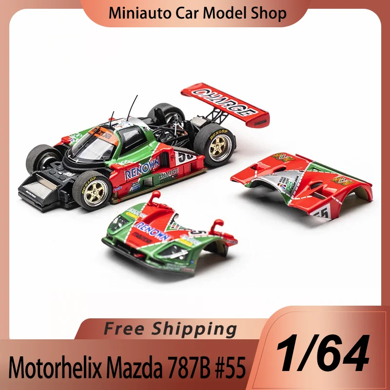 New In Stock Motorhelix 1:64 Mazda 787b #55 Alloy Miniature Diecast Model 1991 Lemans Champion Team Mazda 787b Car Model Toys
New In Stock Motorhelix 1:64 Mazda 787b #55 Alloy Miniature Diecast Model 1991 Lemans Champion Team Mazda 787b Car Model Toys