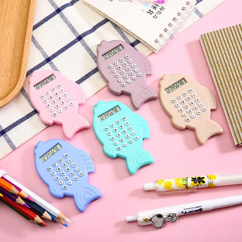 80PCS Cute Fish Calculator Treasure Fish Macaron Color Calculator Student Jewelry Gift
80PCS Cute Fish Calculator Treasure Fish Macaron Color Calculator Student Jewelry Gift