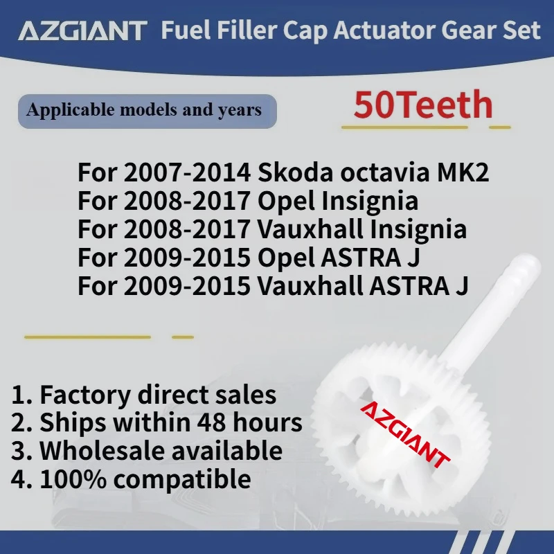 For 2008-2017 Opel Insignia/Vauxhall Insignia Car Fuel Filler Cap Actuator gear set New replacement parts 100% compatible OEM
For 2008-2017 Opel Insignia/Vauxhall Insignia Car Fuel Filler Cap Actuator gear set New replacement parts 100% compatible OEM