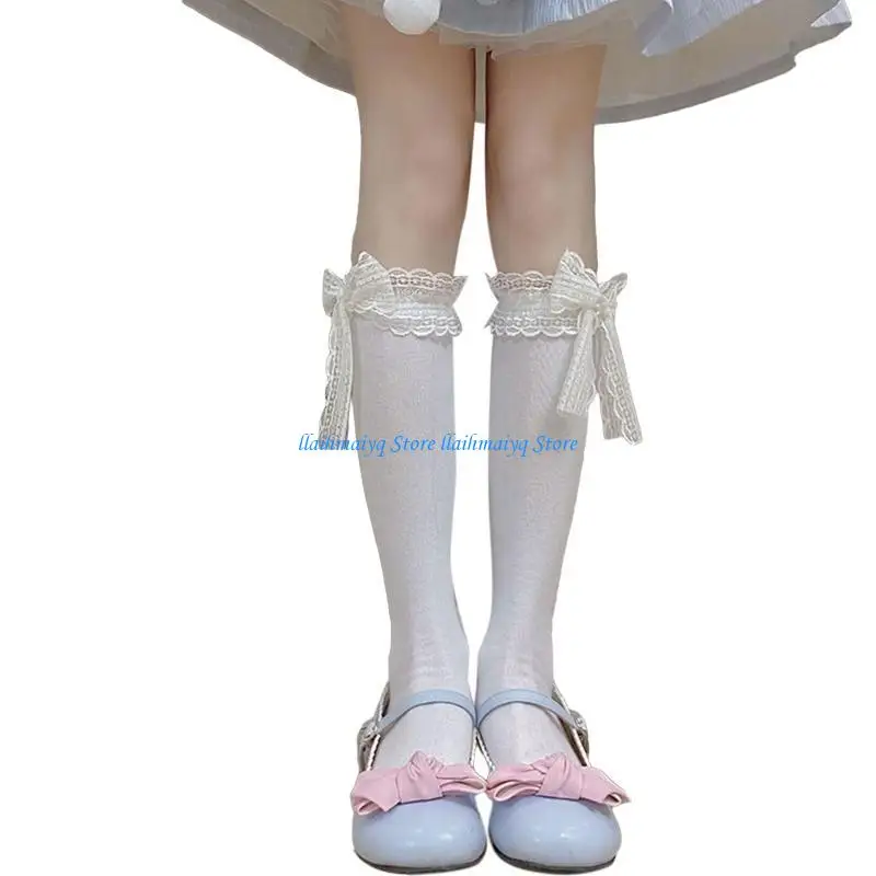 573B Women Sweet Girls Cotton Calf Socks Japanese Anime Trim Lace Ribbon Bowknot Student Cosplay
573B Women Sweet Girls Cotton Calf Socks Japanese Anime Trim Lace Ribbon Bowknot Student Cosplay