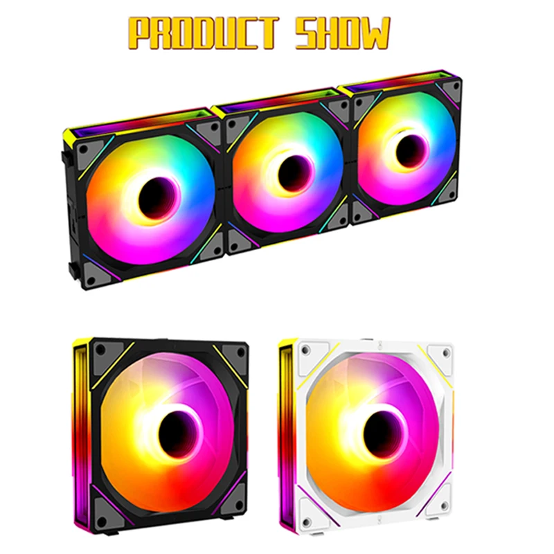 Корпусные вентиляторы ARGB, 120 мм, 5 В, 3 контакта (подсветка RGB, тихие), 3 упаковки: впуск/выпуск для игровых ПК, цвет, настраиваемый для охлаждения.
Корпусные вентиляторы ARGB, 120 мм, 5 В, 3 контакта (подсветка RGB, тихие), 3 упаковки: впуск/выпуск для игровых ПК, цвет, настраиваемый для охлаждения.