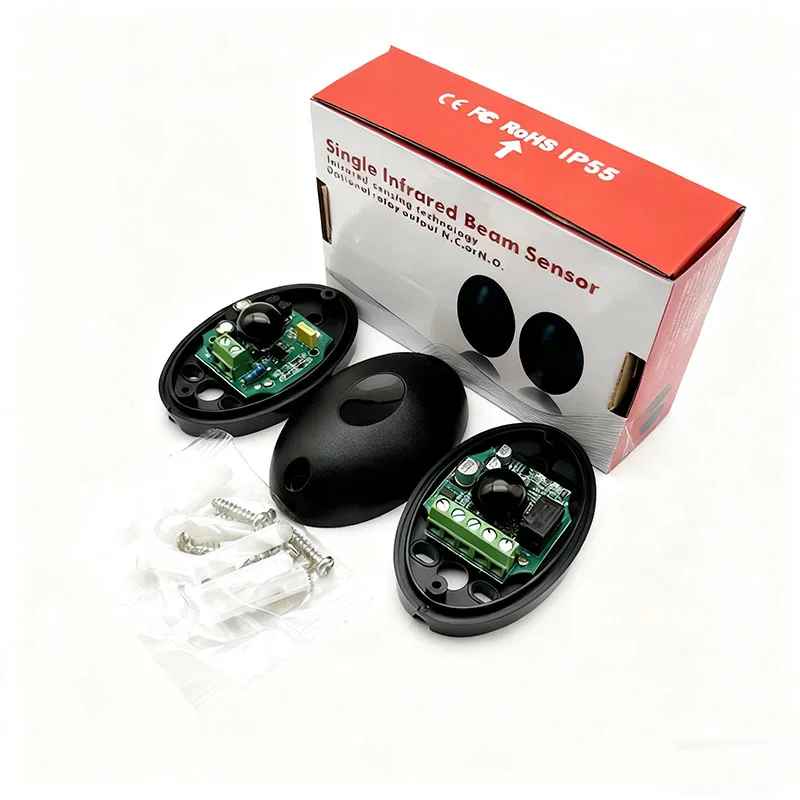 Waterproof IP55 Photocell Automatic Gate Door Security Sensor Alarm Infrared Beam Sensor Photocell 20m Detection Range