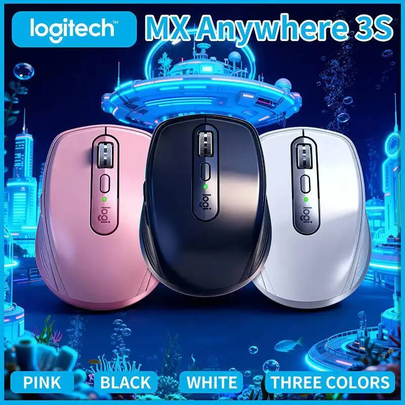 Компактная мышь Logitech MX Anywhere 3S, эргономичный дизайн, перезаряжаемая, с быстрым прокруткой для портативных ПК Mac
Компактная мышь Logitech MX Anywhere 3S, эргономичный дизайн, перезаряжаемая, с быстрым прокруткой для портативных ПК Mac