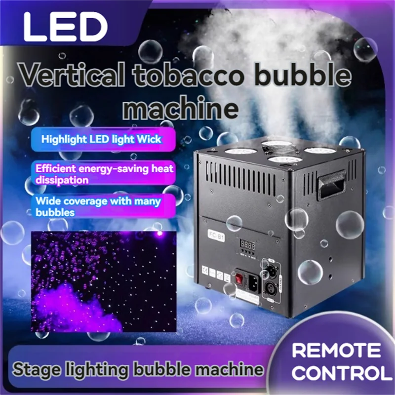 New Vertical LED Bubble Machine Stage Effect Professional Equipment Smoke Bubble Blower For Wedding Party Foam Machine
New Vertical LED Bubble Machine Stage Effect Professional Equipment Smoke Bubble Blower For Wedding Party Foam Machine
