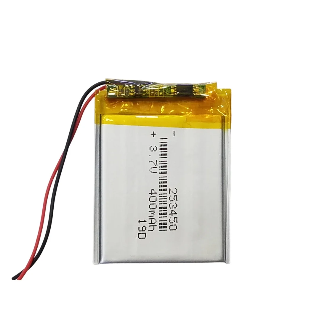 203550 3.7V 400mAh Ultra Thin Li-Po Battery 253550 023550 Replacement Battery for MP3 MP4 TF Card Bluetooth Speaker
203550 3.7V 400mAh Ultra Thin Li-Po Battery 253550 023550 Replacement Battery for MP3 MP4 TF Card Bluetooth Speaker