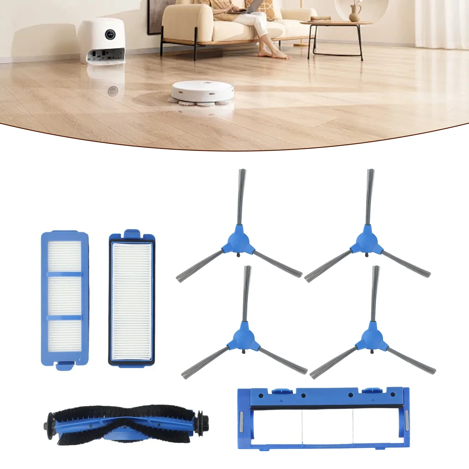 8 шт., крышка роликовой щетки, фильтры, боковые щетки для RoboVac G40/G40 Hybrid + бытовая техника, аксессуары для пылесоса
8 шт., крышка роликовой щетки, фильтры, боковые щетки для RoboVac G40/G40 Hybrid + бытовая техника, аксессуары для пылесоса