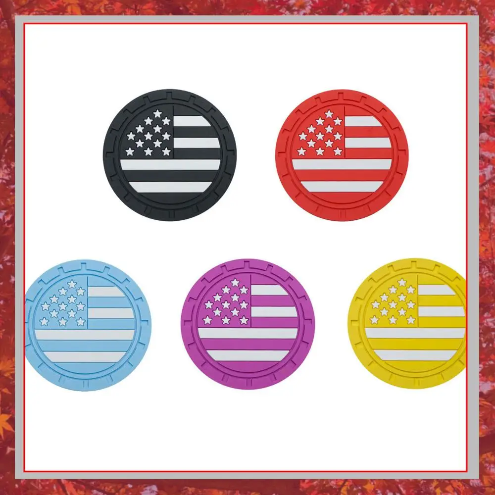 2pcs Car Cup Holder Coasters with American Flag Pattern Anti Slip Shockproof Drink Mat Vehicle Interior Decor Accessories
2pcs Car Cup Holder Coasters with American Flag Pattern Anti Slip Shockproof Drink Mat Vehicle Interior Decor Accessories