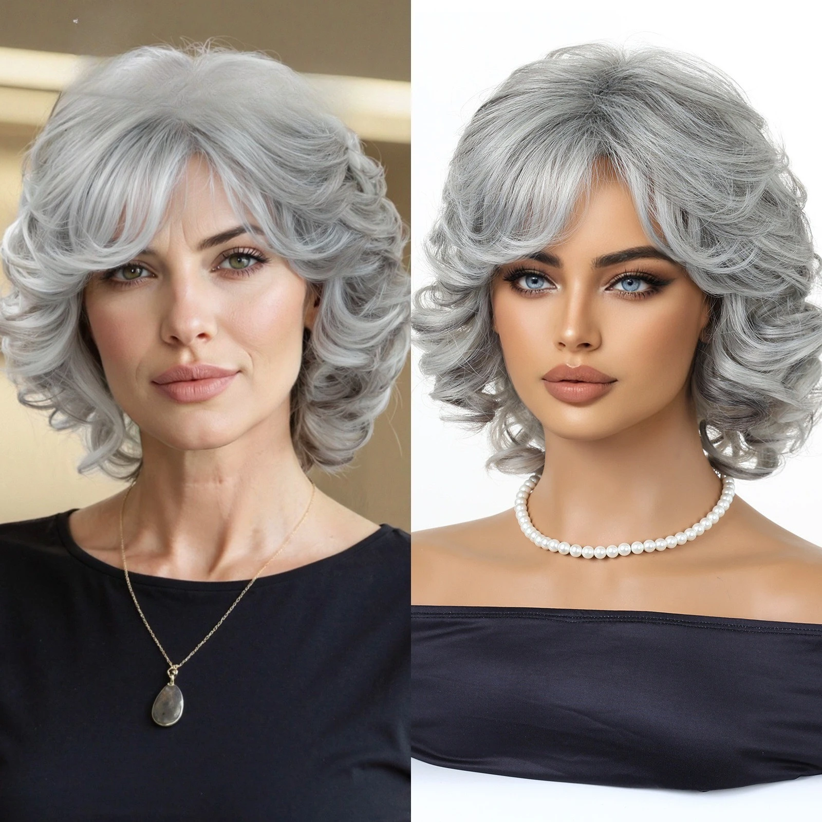Retro style short hair wig Europe and the United States love popular fashion rose mesh high temperature silk Latin America roll
Retro style short hair wig Europe and the United States love popular fashion rose mesh high temperature silk Latin America roll