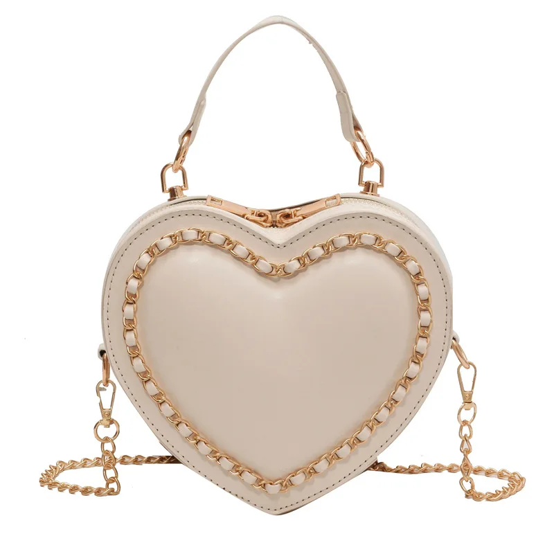 Small niche design women's bag new large capacity heart-shaped handbag chain shoulder crossbody bag
Small niche design women's bag new large capacity heart-shaped handbag chain shoulder crossbody bag
