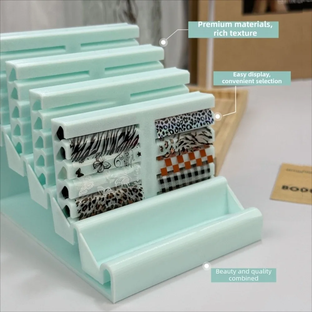 Colorful Nail Foils Storage Box 10 Grid Portable Foil Sticker Storage Case Durable Nail Transfer Paper Organizer
Colorful Nail Foils Storage Box 10 Grid Portable Foil Sticker Storage Case Durable Nail Transfer Paper Organizer