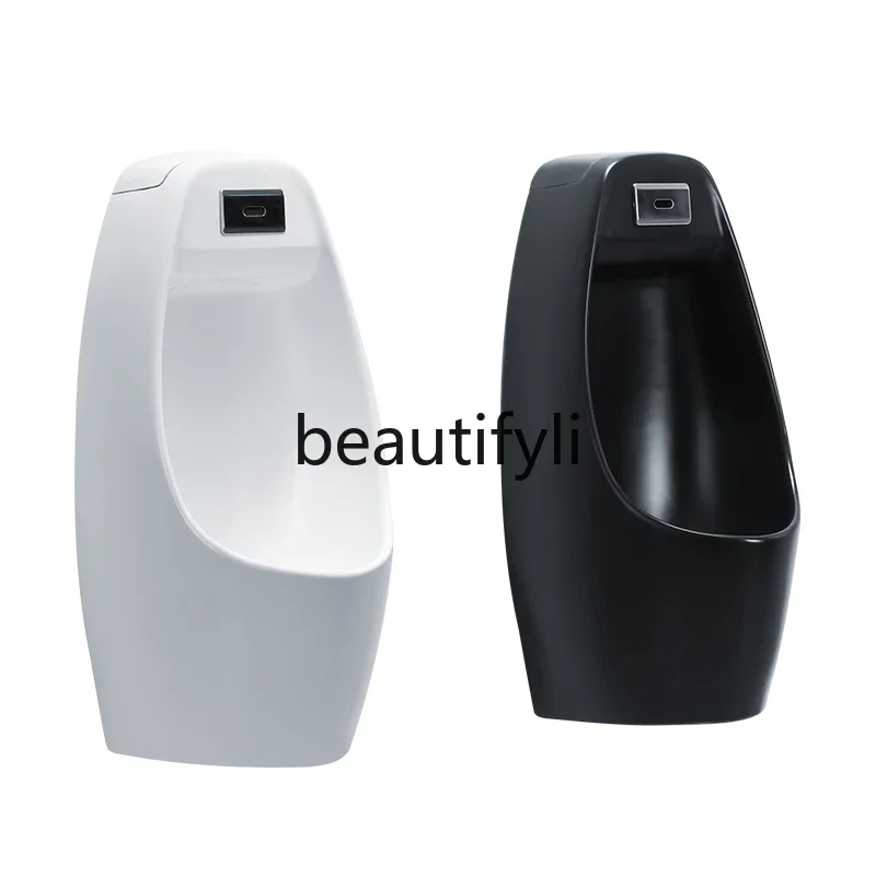 Black smart urinal automatic urinal household wall-mounted induction urinal2005
Black smart urinal automatic urinal household wall-mounted induction urinal2005