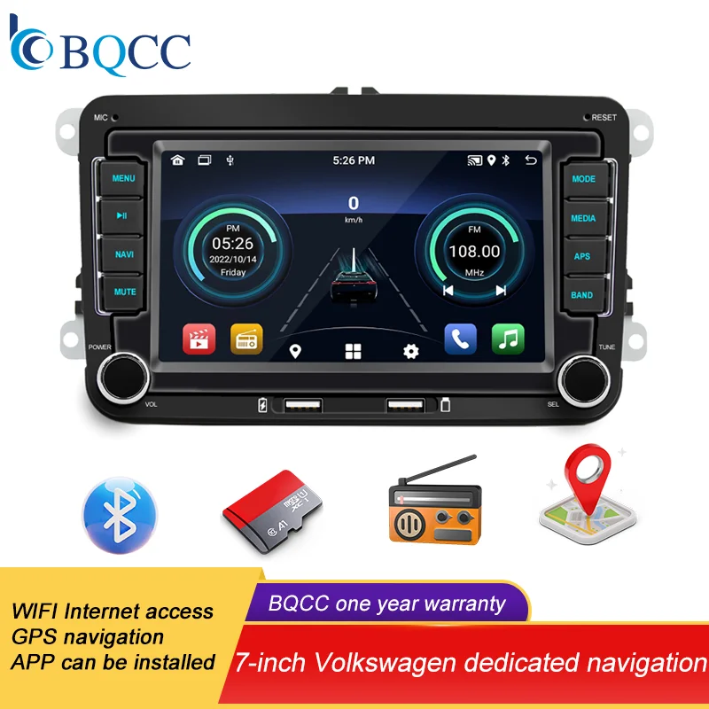 BQCC Android for Volkswagen Universal Car Radio Multimedia Player GPS WIFI RDS Navigation CarPlay Car Navigation Audio Bluetooth
BQCC Android for Volkswagen Universal Car Radio Multimedia Player GPS WIFI RDS Navigation CarPlay Car Navigation Audio Bluetooth