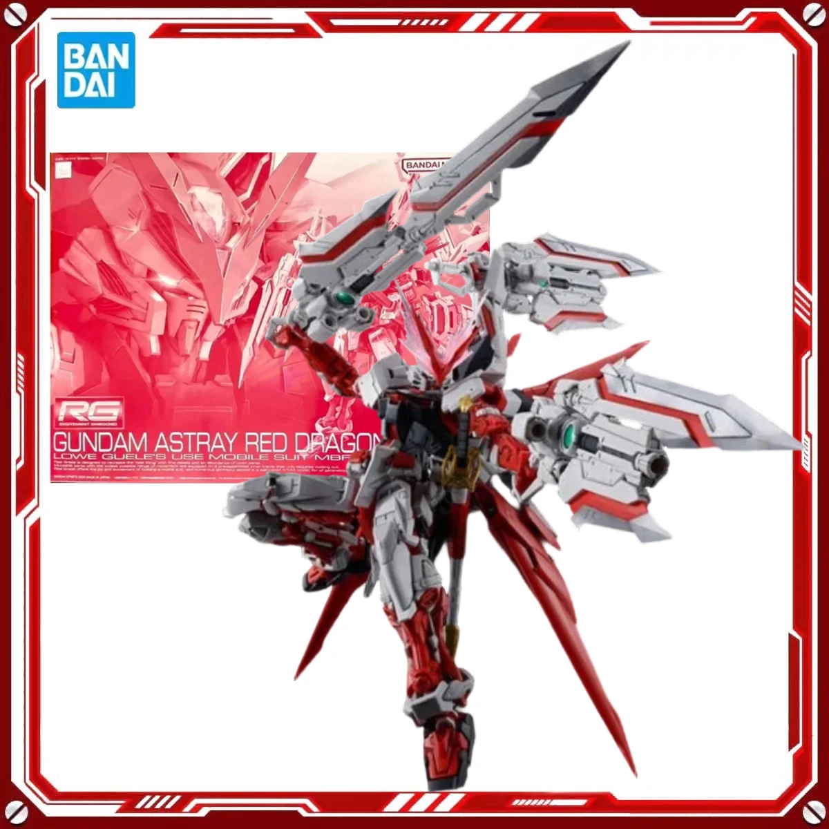 In Stock Genuine Bandai Original Gundam Figure Model Kits RG 1/144 RED DRAGON Anime Figures Action Model Toys Gift for Boy girl
In Stock Genuine Bandai Original Gundam Figure Model Kits RG 1/144 RED DRAGON Anime Figures Action Model Toys Gift for Boy girl