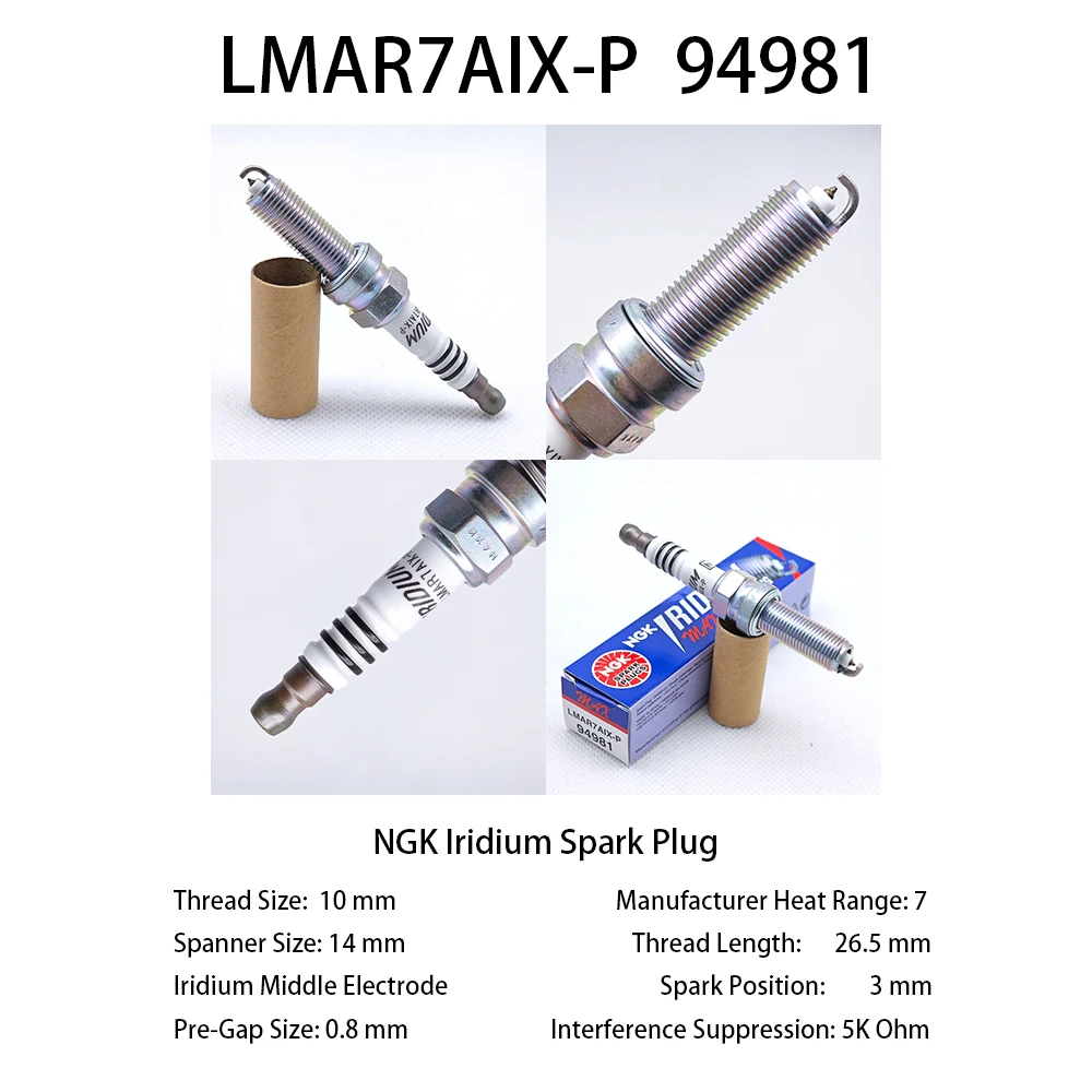 3 шт. 4 шт. оригинальная свеча зажигания NGK Iridium LMAR7AIX-P 94981, подходит для ILMAR7A8 LMAR7CI-8, VSUEH22, ZUE22HPR8
3 шт. 4 шт. оригинальная свеча зажигания NGK Iridium LMAR7AIX-P 94981, подходит для ILMAR7A8 LMAR7CI-8, VSUEH22, ZUE22HPR8