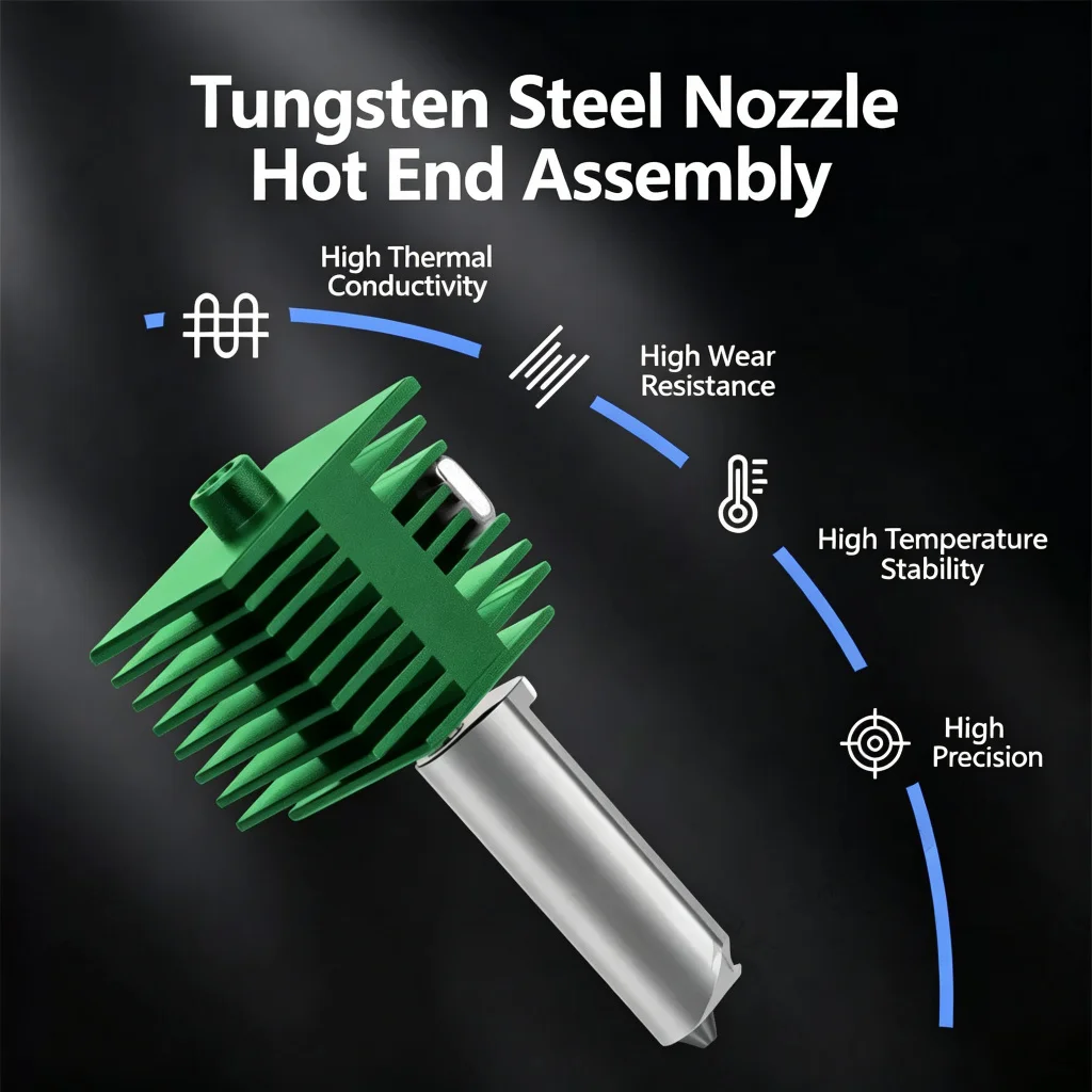 New Bambu Lab A1 Mini/A2L Integrated Tungsten Carbide Steel Nozzle Hotend Kit Upgraded All-in-one Hotend 3D Printer Parts
New Bambu Lab A1 Mini/A2L Integrated Tungsten Carbide Steel Nozzle Hotend Kit Upgraded All-in-one Hotend 3D Printer Parts