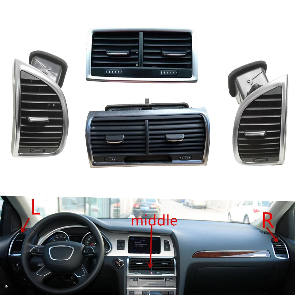 1PCS For Audi Q7 4L 2007-2015 OEM Used Original Front Rear Panel Dash Louver Air Conditioner Vent A/C Outlet Front Rear Side
1PCS For Audi Q7 4L 2007-2015 OEM Used Original Front Rear Panel Dash Louver Air Conditioner Vent A/C Outlet Front Rear Side