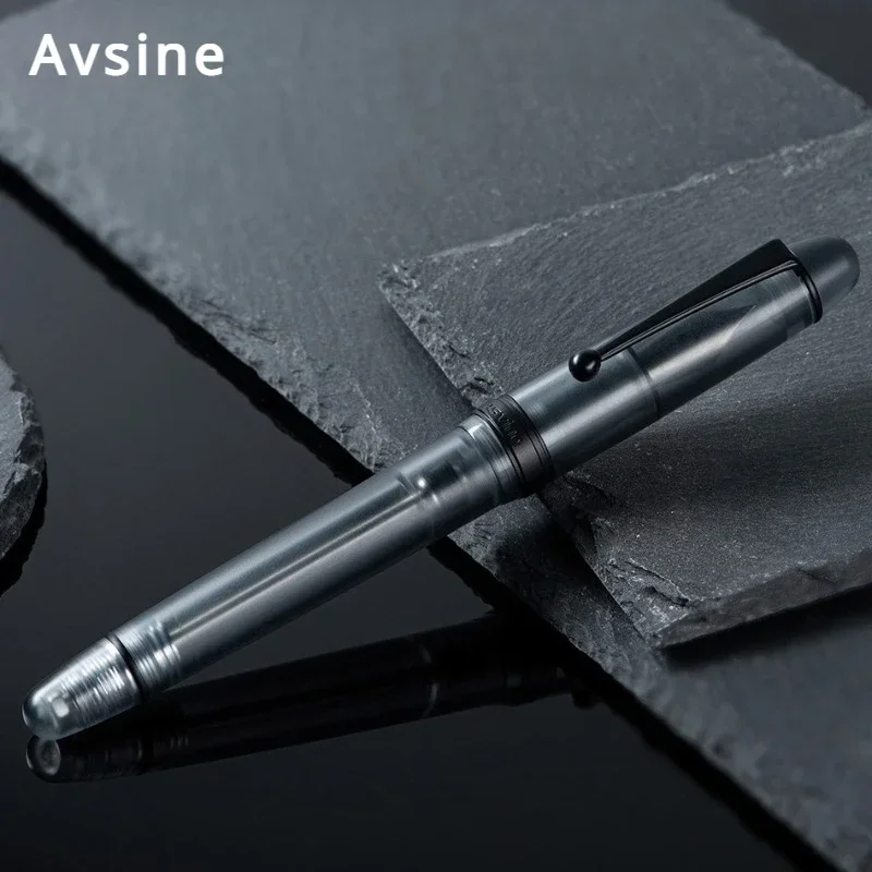 Asvine V126 Fountain Pen Acrylic Matte Black EF/F/M Nib Transparent Luxury Calligraphy Pen School Office Supply Stationery
Asvine V126 Fountain Pen Acrylic Matte Black EF/F/M Nib Transparent Luxury Calligraphy Pen School Office Supply Stationery
