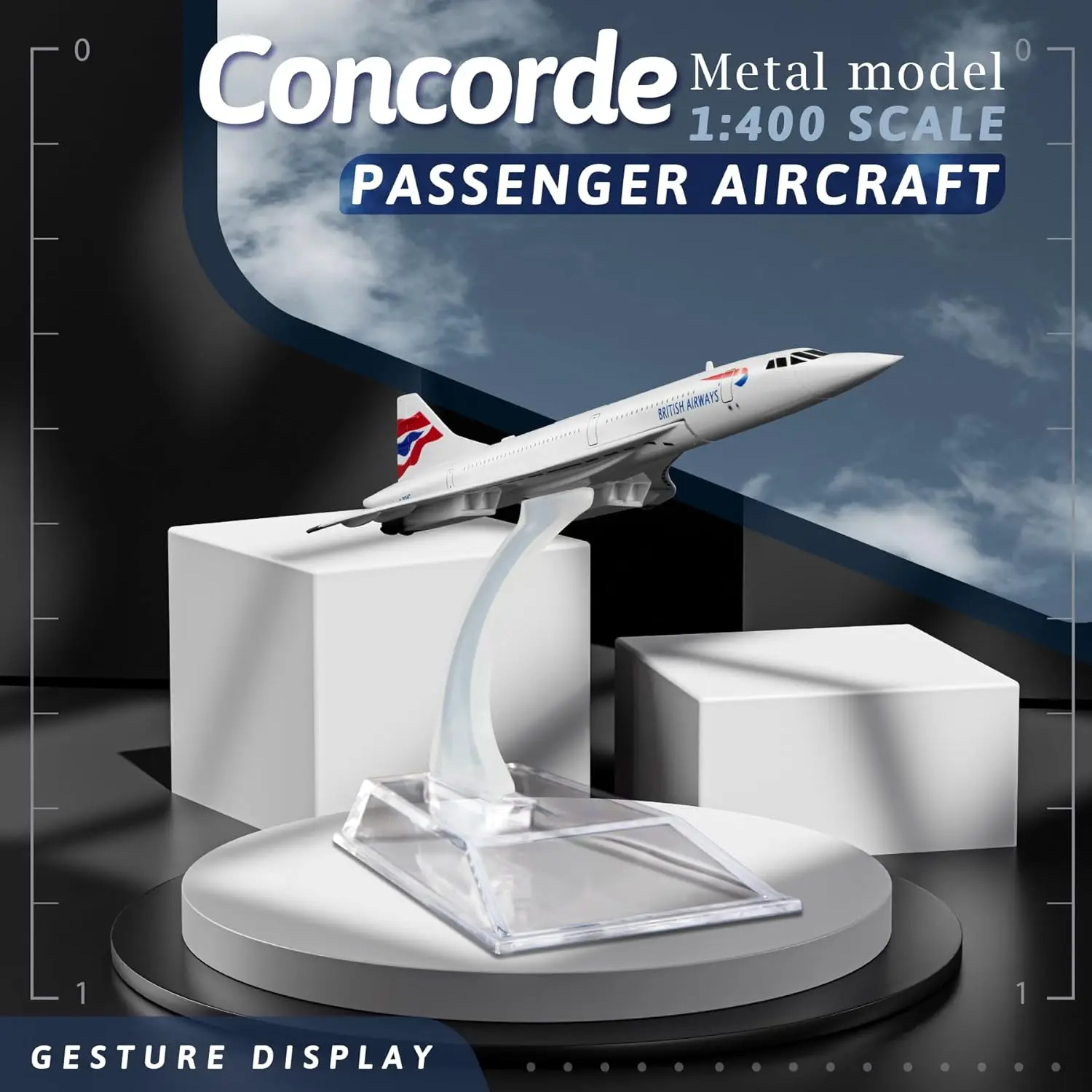 1/400 16 см комплекты моделей самолета British Concorde Airways, литые под давлением сплавы, модель самолета для коллекции и демонстрации
1/400 16 см комплекты моделей самолета British Concorde Airways, литые под давлением сплавы, модель самолета для коллекции и демонстрации