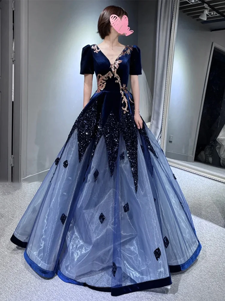 Evening Gown for Women New Annual Meeting Host Vocal Music Art Test Formal Dress Banquet Temperament Performance
Evening Gown for Women New Annual Meeting Host Vocal Music Art Test Formal Dress Banquet Temperament Performance