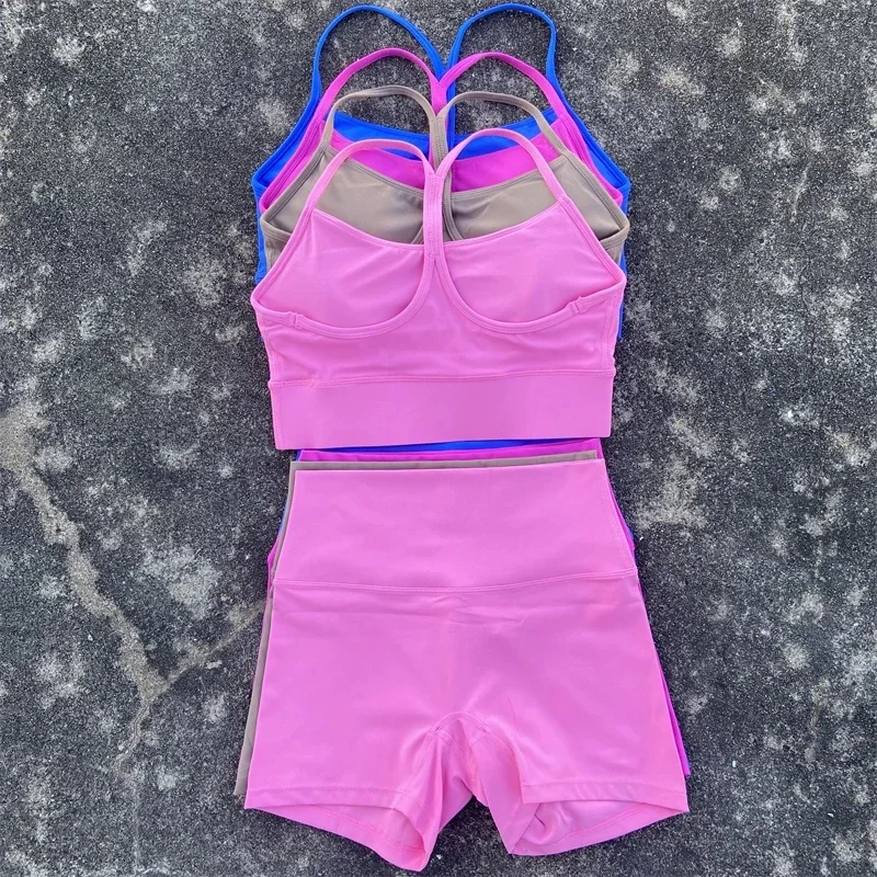 Solid Color Cross Y Sport Bra Gym Bike Yoga Set Short Legging +Tracksuit Athletic Women Gym Suit Comprehensive Training Jogging
Solid Color Cross Y Sport Bra Gym Bike Yoga Set Short Legging +Tracksuit Athletic Women Gym Suit Comprehensive Training Jogging