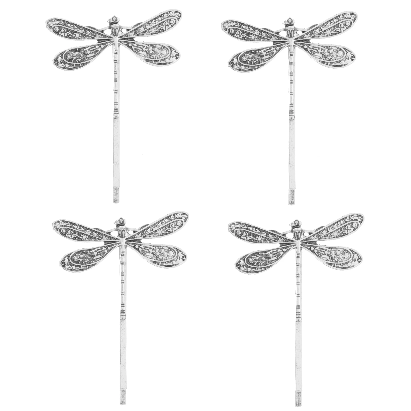 4 Pcs Rhinestone Bobby Pins Clip Retro Dragonfly Hair Women Silver Hairpin Girls Clips Women's
4 Pcs Rhinestone Bobby Pins Clip Retro Dragonfly Hair Women Silver Hairpin Girls Clips Women's