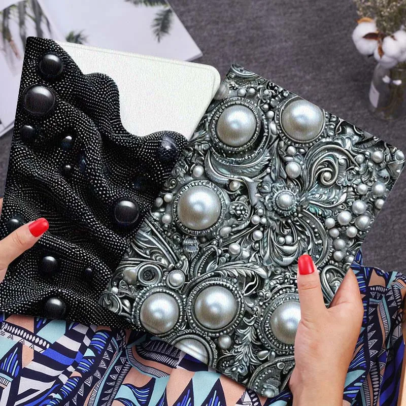 Серебристый чехол для планшета с резным узором и жемчужным декором для Lenovo Xiaoxin Legion Pad Tab Pro GT Y700 Gen4 2 11 P11 M10 K10 3rd Plus Gen
Серебристый чехол для планшета с резным узором и жемчужным декором для Lenovo Xiaoxin Legion Pad Tab Pro GT Y700 Gen4 2 11 P11 M10 K10 3rd Plus Gen