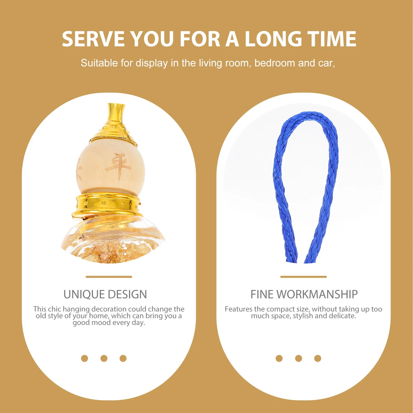 4Pcs Gourd Pendant Car Rearview Mirror Charm Auto Hanging Decoration Stylish Space Saving Interior Decor Gift for Friends Family
4Pcs Gourd Pendant Car Rearview Mirror Charm Auto Hanging Decoration Stylish Space Saving Interior Decor Gift for Friends Family