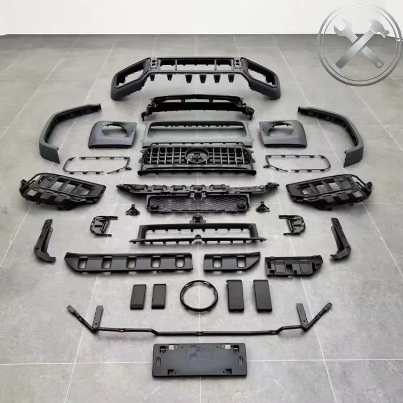 Full G63 Style Body Kit Front Rear Bumper Grille Side Skirt Exterior Modified Parts For G Class W465 2025
Full G63 Style Body Kit Front Rear Bumper Grille Side Skirt Exterior Modified Parts For G Class W465 2025