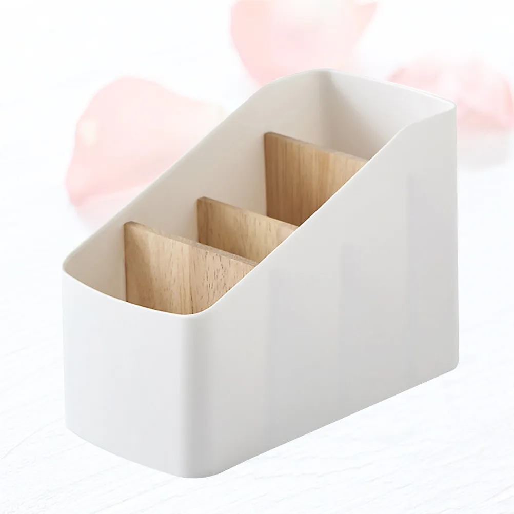 1Pcs Wooden Plastic Desktop Storage Basket with Detachable Partitions Smooth Surface Flat Base for Makeup Brushes Cosmetics
1Pcs Wooden Plastic Desktop Storage Basket with Detachable Partitions Smooth Surface Flat Base for Makeup Brushes Cosmetics