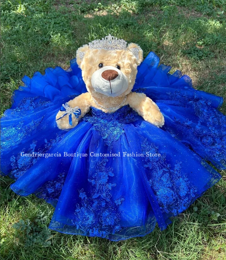Синее платье Quinceanera с плюшевым мишкой и драгоценными камнями, 2025 г., изысканное мини-платье с кружевной аппликацией из бисера, платье quinceañera по индивидуальному заказу
Синее платье Quinceanera с плюшевым мишкой и драгоценными камнями, 2025 г., изысканное мини-платье с кружевной аппликацией из бисера, платье quinceañera по индивидуальному заказу