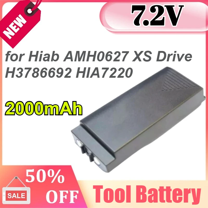 7.2V 2000mAh for Hiab AMH0627 XS Drive H3786692 HIA7220 Crane Pump Remote Control Battery
7.2V 2000mAh for Hiab AMH0627 XS Drive H3786692 HIA7220 Crane Pump Remote Control Battery