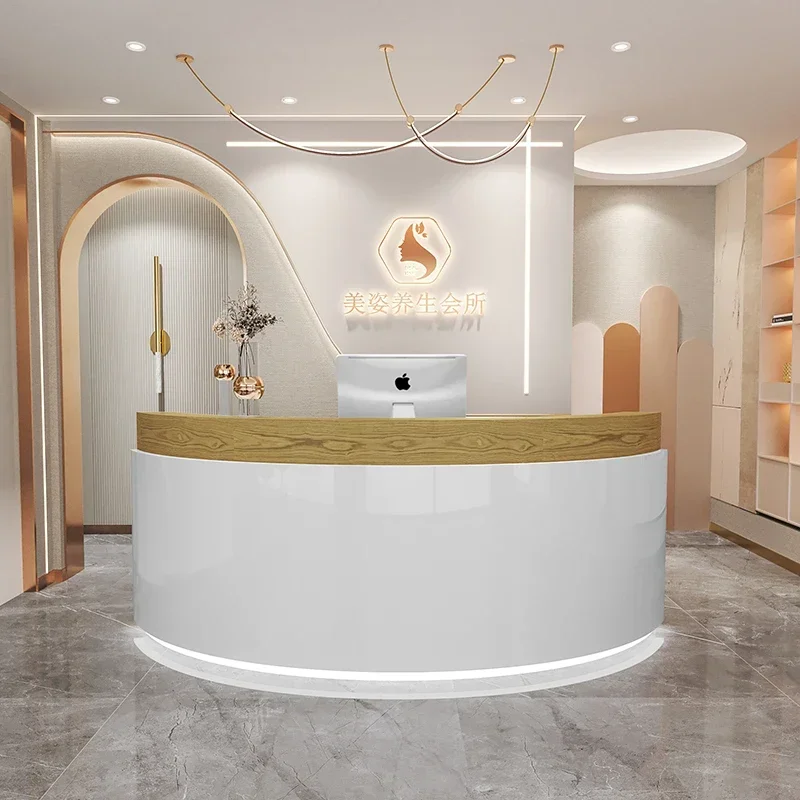 Luxury Receiption Desk Hairdressing Reception Furniture Salon Beauty Institute Counter Minimalist Administrator Stand Reseption
Luxury Receiption Desk Hairdressing Reception Furniture Salon Beauty Institute Counter Minimalist Administrator Stand Reseption