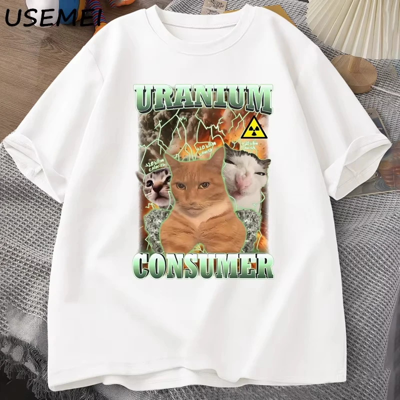 Uranium Consumer Funny Cat Tshirts Men Men Ugly Unhinged Clothes Cotton Short Sleeve Harajuk oversized t shirt
Uranium Consumer Funny Cat Tshirts Men Men Ugly Unhinged Clothes Cotton Short Sleeve Harajuk oversized t shirt