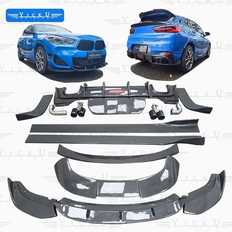 LC Carbon Fiber Body Kit With Front Lip Side Skirts And Rear Lip Spoiler Top Wings Suitable For X2 F39
LC Carbon Fiber Body Kit With Front Lip Side Skirts And Rear Lip Spoiler Top Wings Suitable For X2 F39