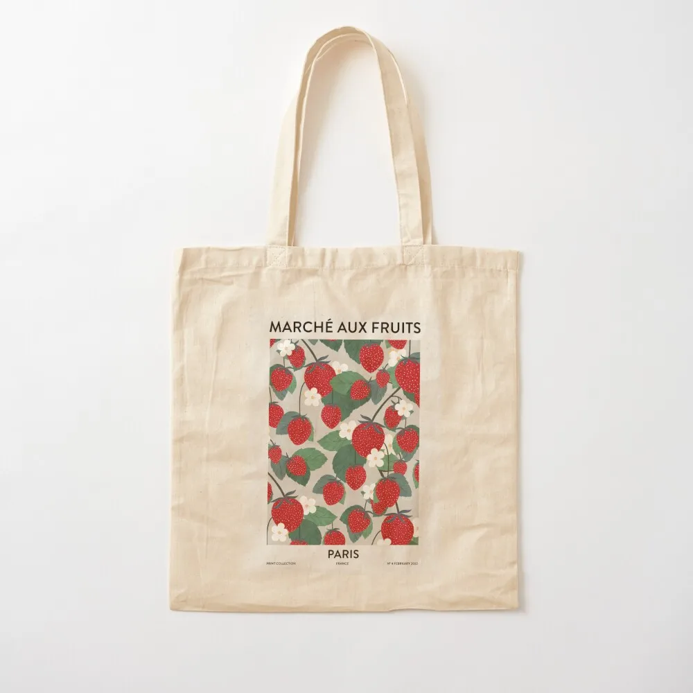 Fruit market Strawberries Paris Tote Bag Handbags women reusable grocery bags Canvas Tote Bag
Fruit market Strawberries Paris Tote Bag Handbags women reusable grocery bags Canvas Tote Bag