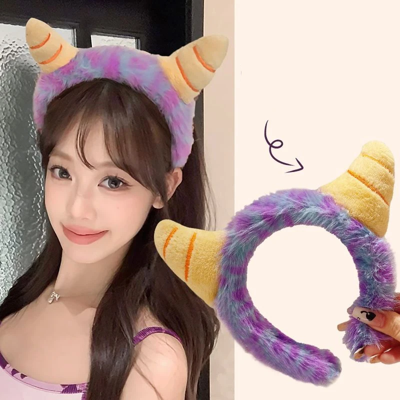 New Cartoon Cute Purple Little Monster Hair Bands Hair Hoop Plush Fur Autumn and Winter Collection Hair Bands for Women Girl
New Cartoon Cute Purple Little Monster Hair Bands Hair Hoop Plush Fur Autumn and Winter Collection Hair Bands for Women Girl