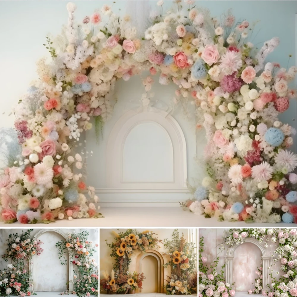 Arched Flowers Wreath Wall Backdrop Decor Props Rose Butterfly Kids Adult Portrait Cake Smash Photography Background Studio
Arched Flowers Wreath Wall Backdrop Decor Props Rose Butterfly Kids Adult Portrait Cake Smash Photography Background Studio