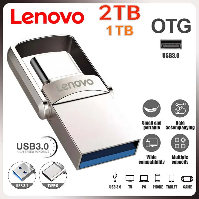 Lenovo высокоскоростной USB-накопитель 2 ТБ 1 ТБ Memoria USB-диск Водонепроницаемый флэш-накопитель для компьютерных устройств Портативный флэш-накопитель
Lenovo высокоскоростной USB-накопитель 2 ТБ 1 ТБ Memoria USB-диск Водонепроницаемый флэш-накопитель для компьютерных устройств Портативный флэш-накопитель