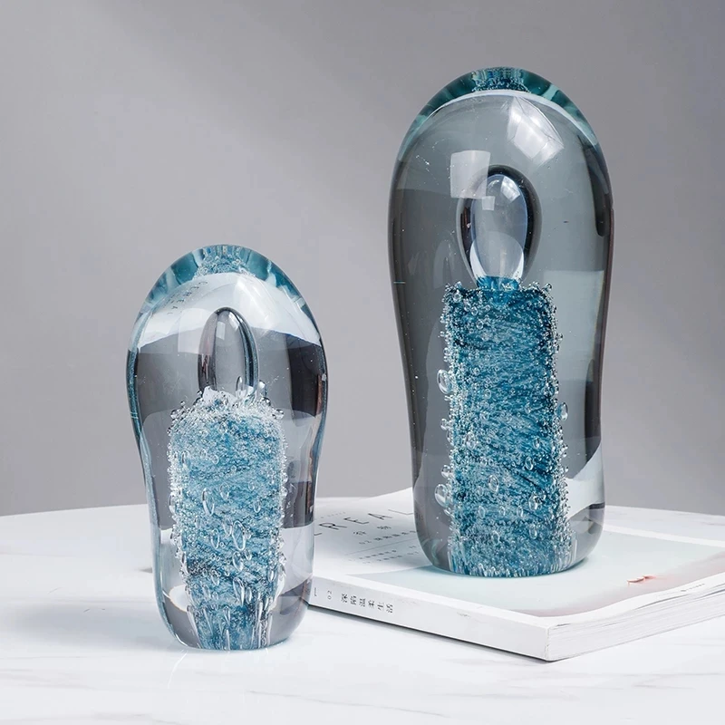 Glass Ocean Heart Crystal Decoration Nordic Light Luxury Sales Department Club Living Room Entrance Office High-End Decoration
Glass Ocean Heart Crystal Decoration Nordic Light Luxury Sales Department Club Living Room Entrance Office High-End Decoration