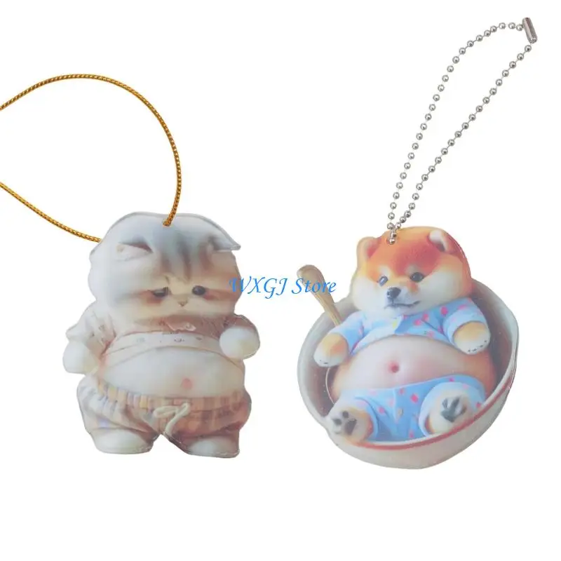 37JE Colorful Acrylic Car Hanging Decors Playful Pet Theme Auto Hanger for Vehicles
37JE Colorful Acrylic Car Hanging Decors Playful Pet Theme Auto Hanger for Vehicles