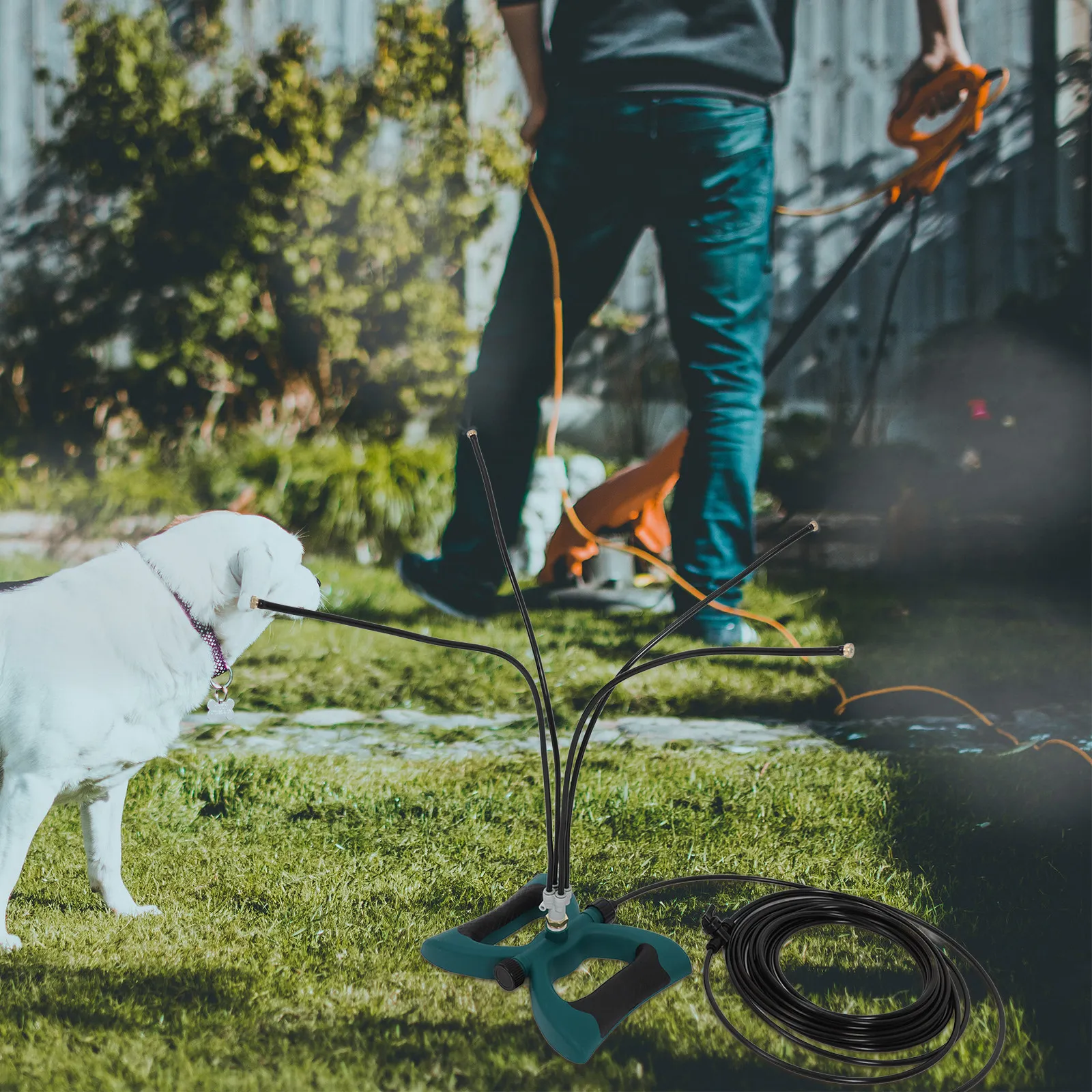1 set Outdoor Misting Cooling System with Hose Extension High-Efficiency Backyard Patio Sprayer Large Area Coverage Easy Setup
1 set Outdoor Misting Cooling System with Hose Extension High-Efficiency Backyard Patio Sprayer Large Area Coverage Easy Setup