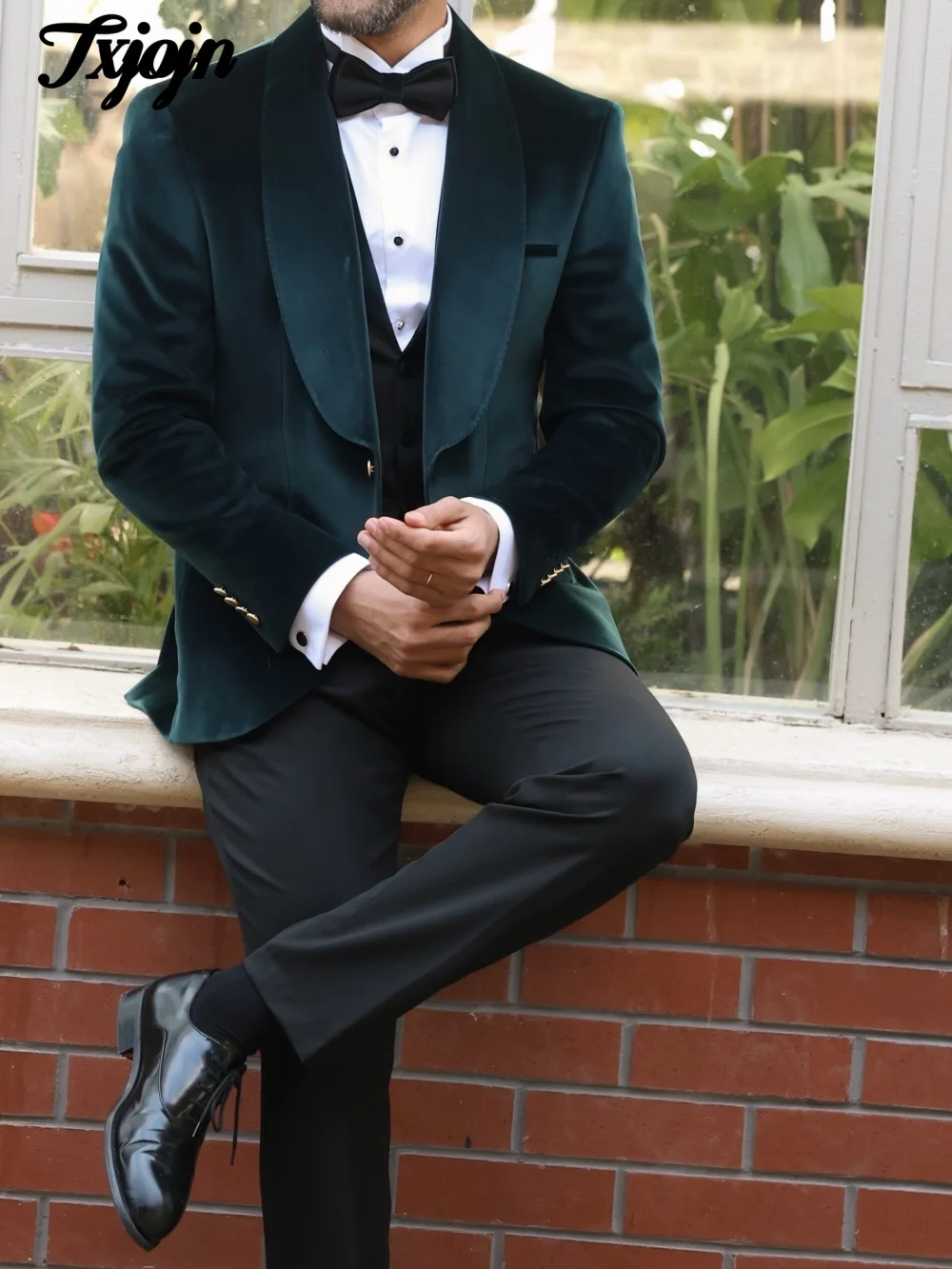 Formal Single Breasted Men Suit Set 2PCS 2025 Classic Shawl Lapel Men Suit For Best Man Elegant Velvet Suit Trajes For Hombr
Formal Single Breasted Men Suit Set 2PCS 2025 Classic Shawl Lapel Men Suit For Best Man Elegant Velvet Suit Trajes For Hombr
