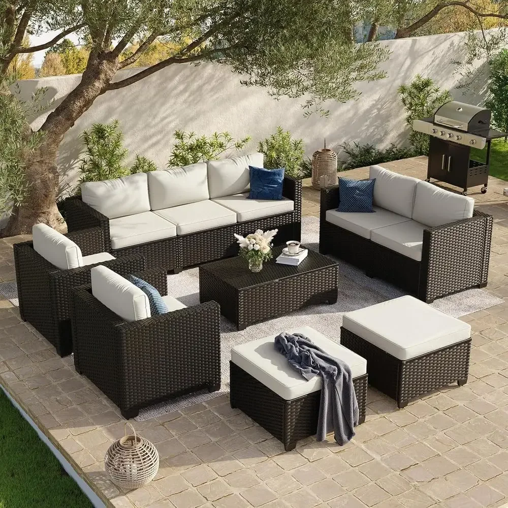 7-Seat Outdoor Patio Sectional Furniture Set
7-Seat Outdoor Patio Sectional Furniture Set