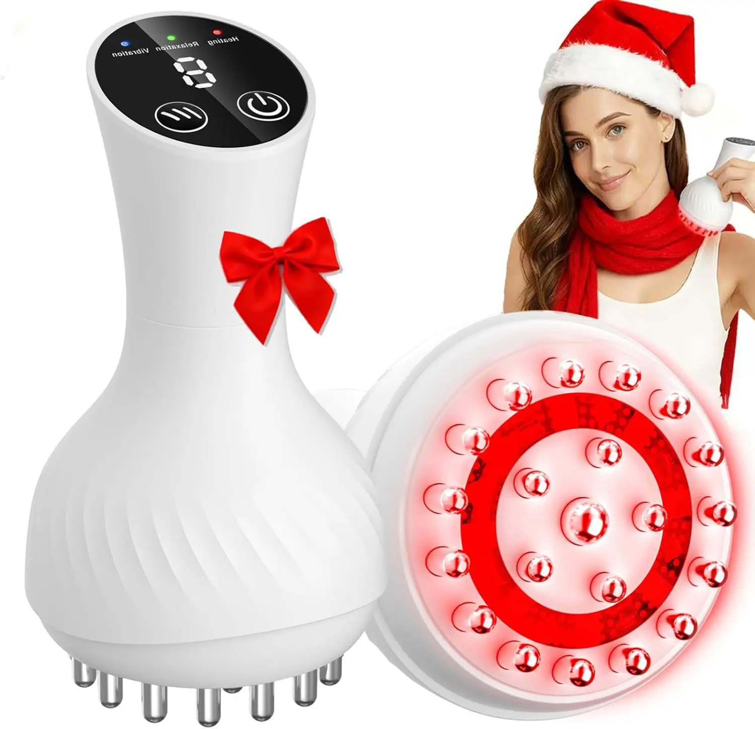 Lymphatic Massager with Heat & Vibration for Belly, Arms, Legs - Reduce Cellulite & Stretch Marks
Lymphatic Massager with Heat & Vibration for Belly, Arms, Legs - Reduce Cellulite & Stretch Marks